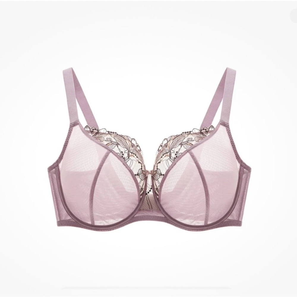NWT UNDERSTANCE Penny FlexWire Unpadded Balconette Lift Bra Sheer Women's 44J